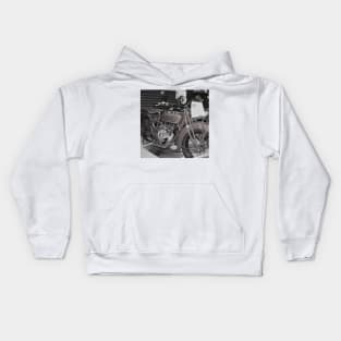 The old Indian bike Kids Hoodie